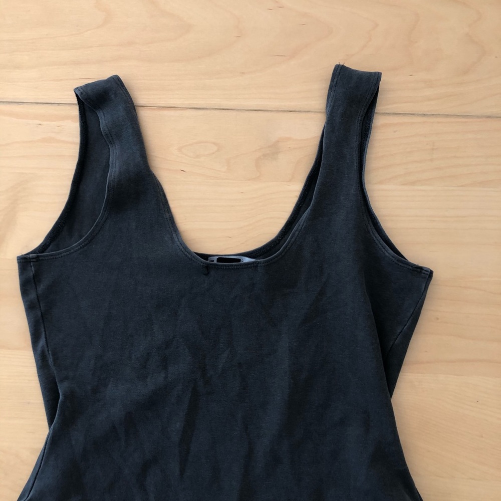 Forever 21 New York bodysuit S washed gray - Picture 6 of 14